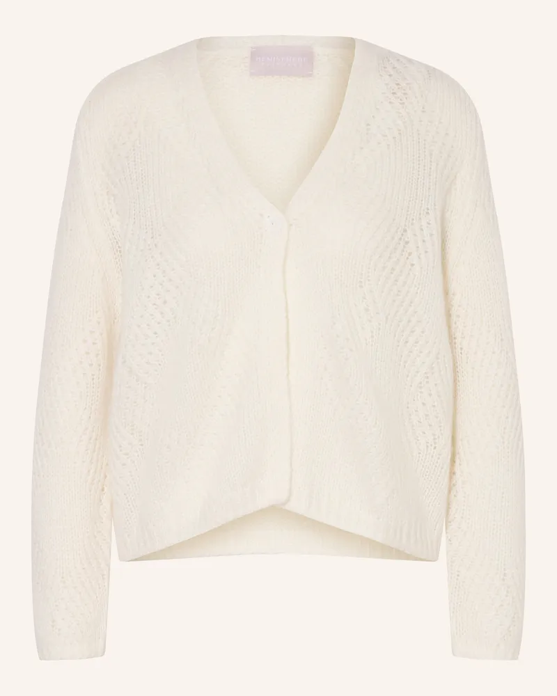 hemisphere Strickjacke mit Cashmere Creme