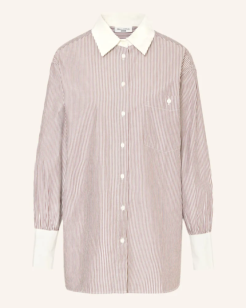 Marc O'Polo Hemdbluse Braun