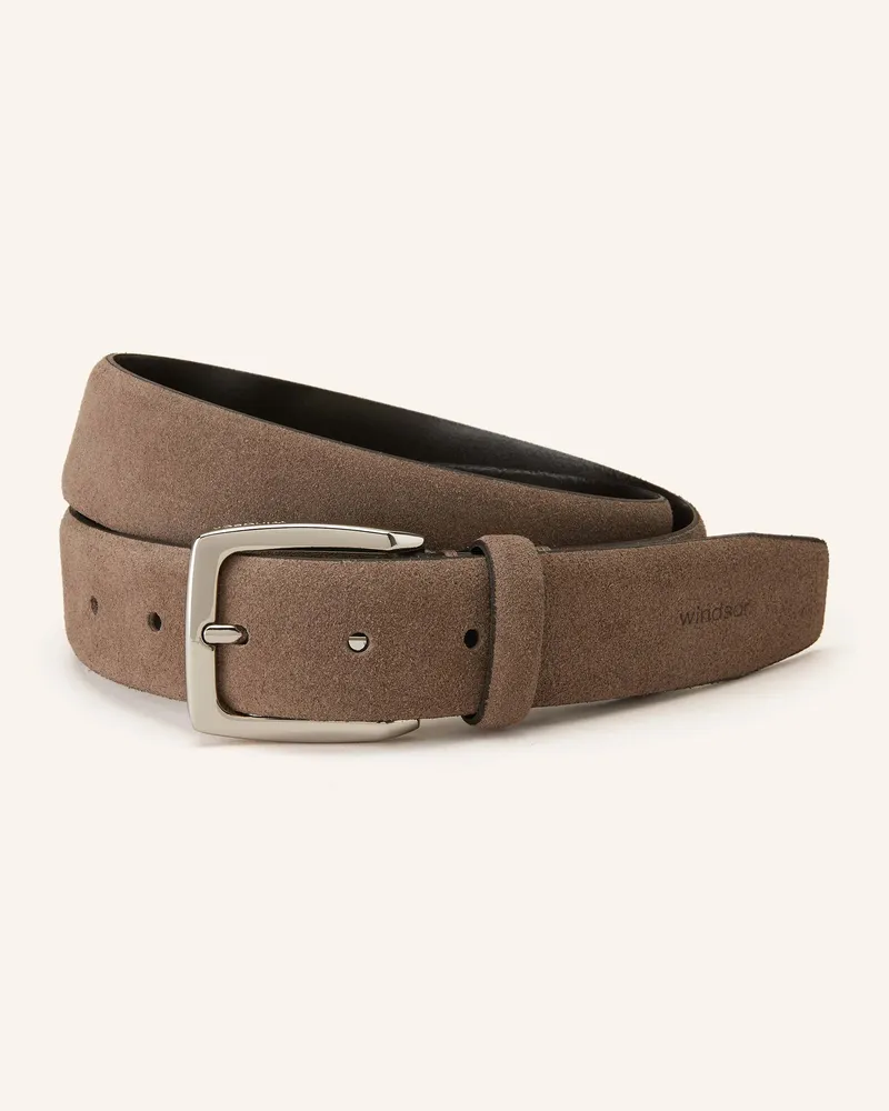 windsor. Ledergürtel Taupe