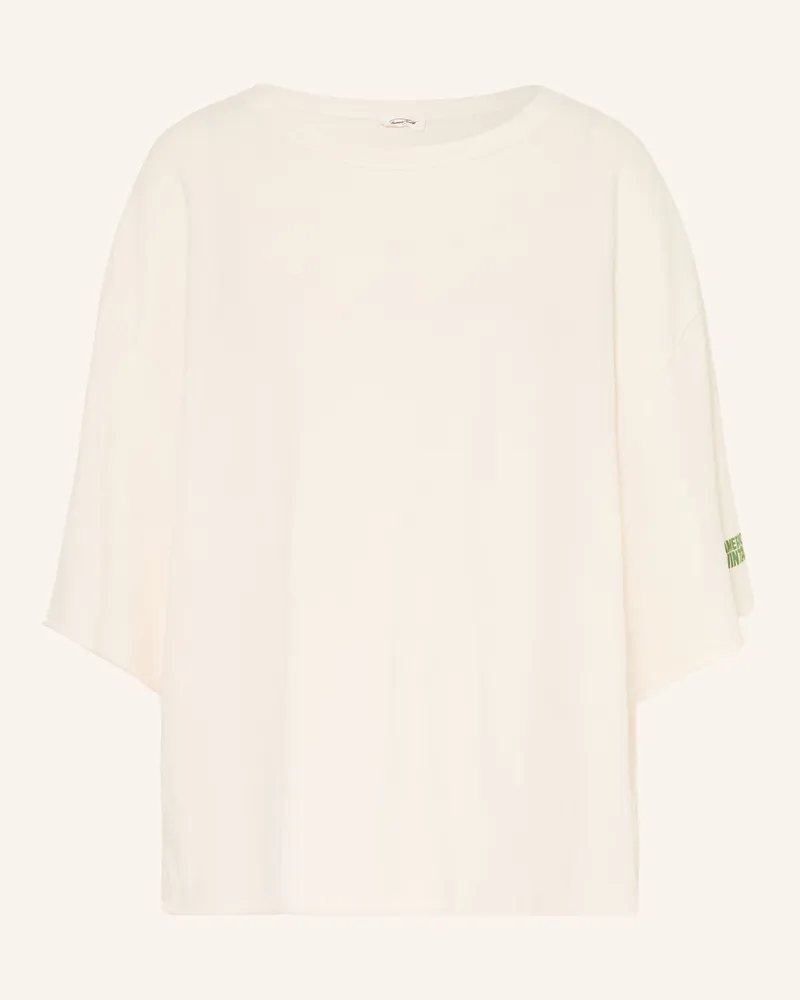 American Vintage Oversized-Shirt YKOBOW Creme