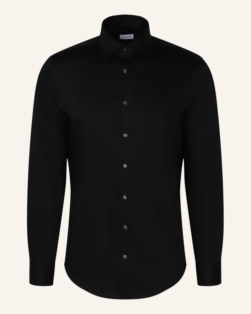 Seidensticker Business Hemd X-Slim Fit schwarz Schwarz