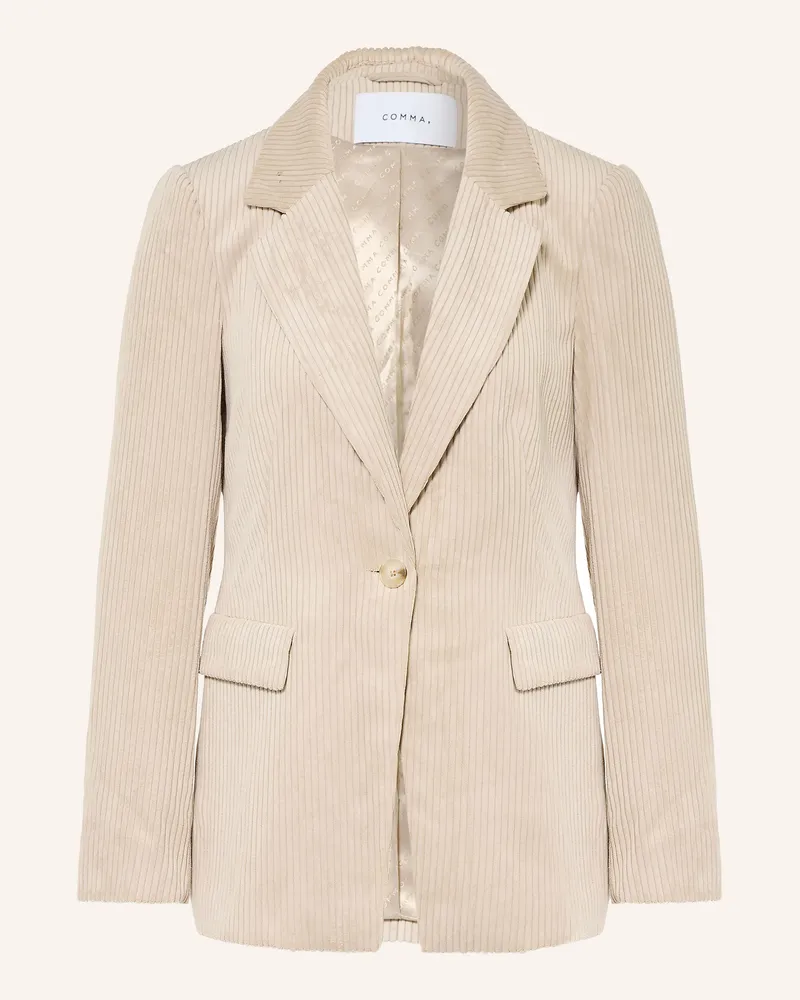 COMMA Cordblazer beige Beige