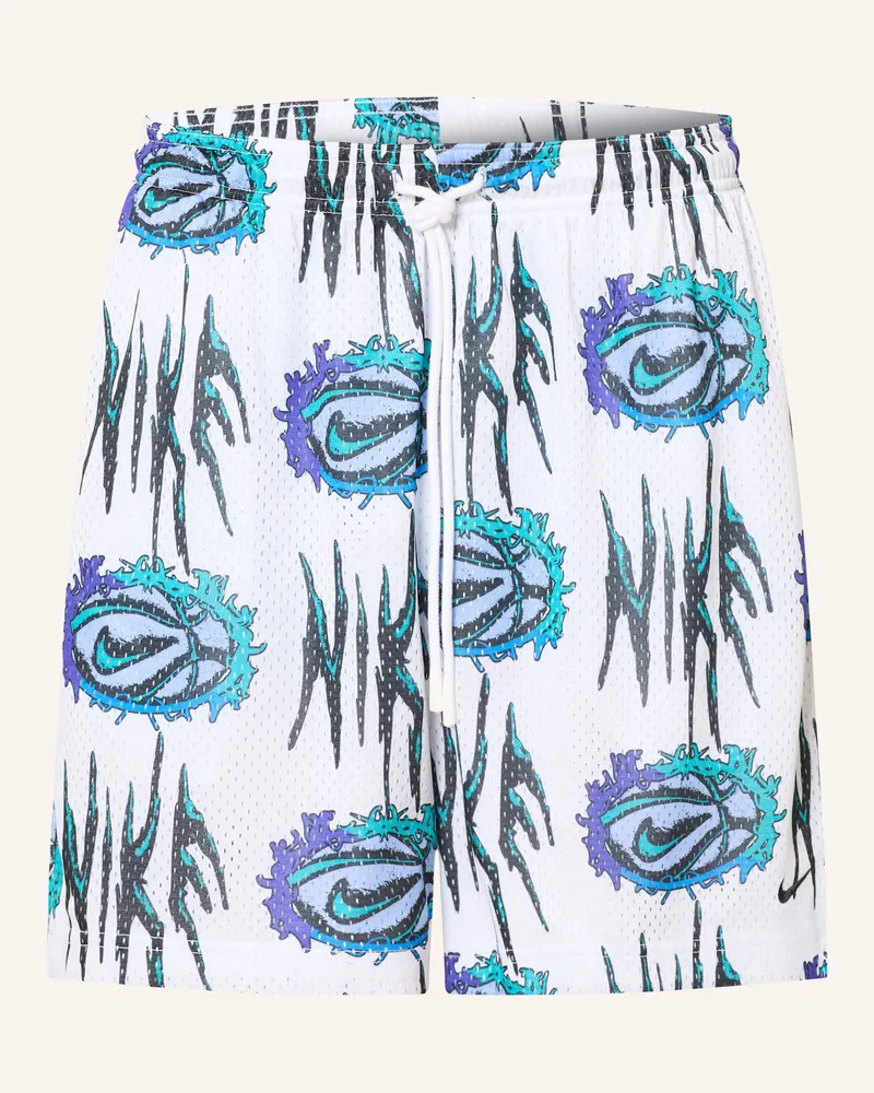 Nike Basketballshorts PRACTICE Weiss