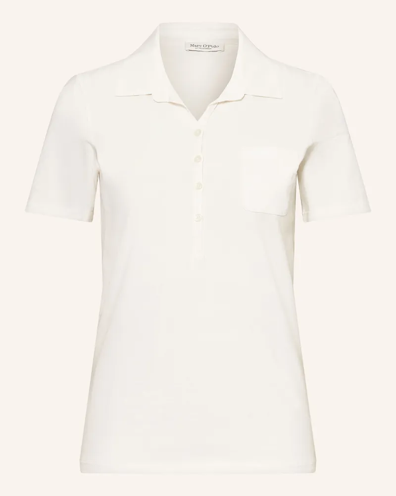 Marc O'Polo Jersey-Poloshirt Weiss