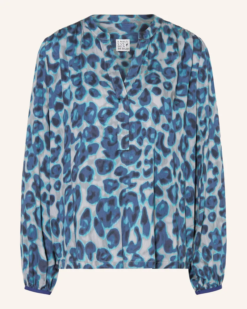 Emily van den Bergh Blusenshirt blau Dunkelblau