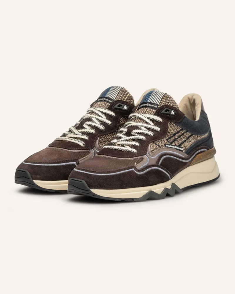 Floris van Bommel Sneaker De Zager 03 braun Dunkelbraun