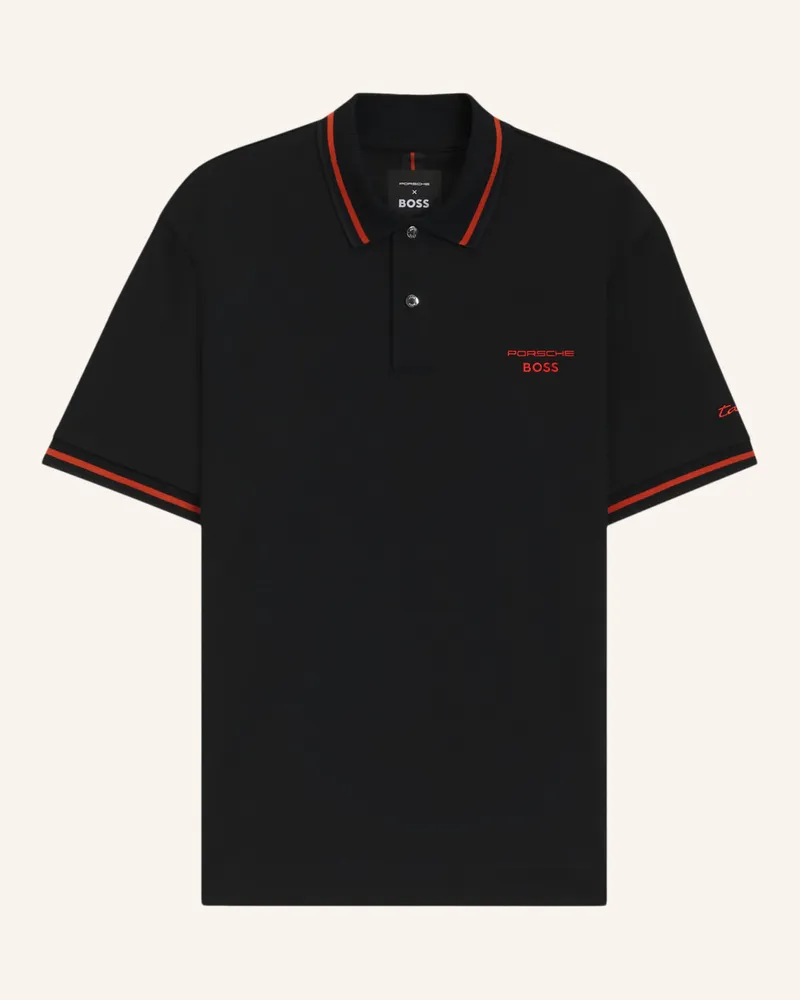 HUGO BOSS Poloshirt C-PARRIS 197_PS Regular Fit Schwarz