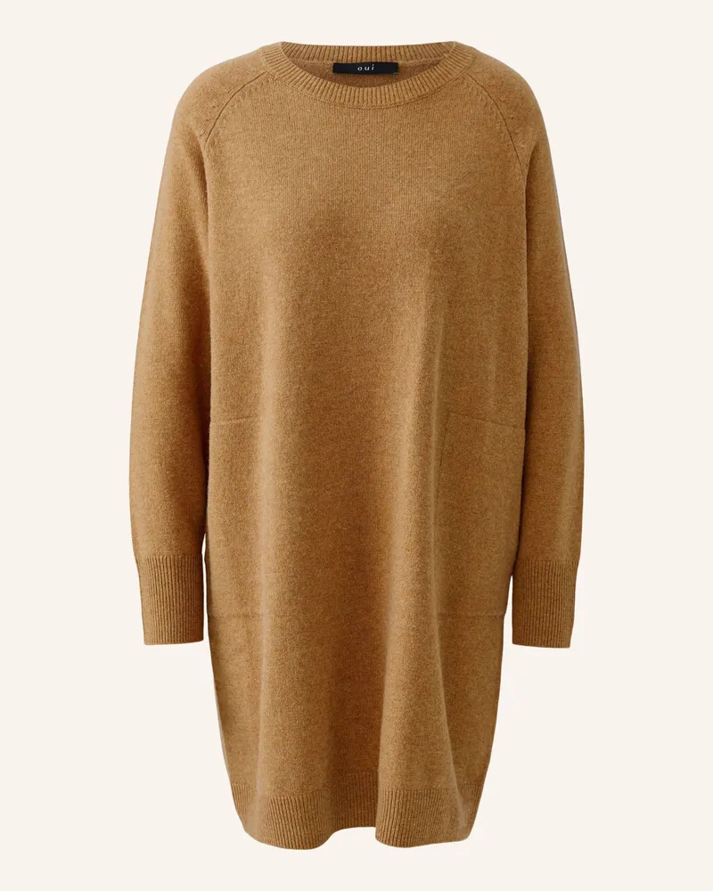 Oui  Kleid beige Braun