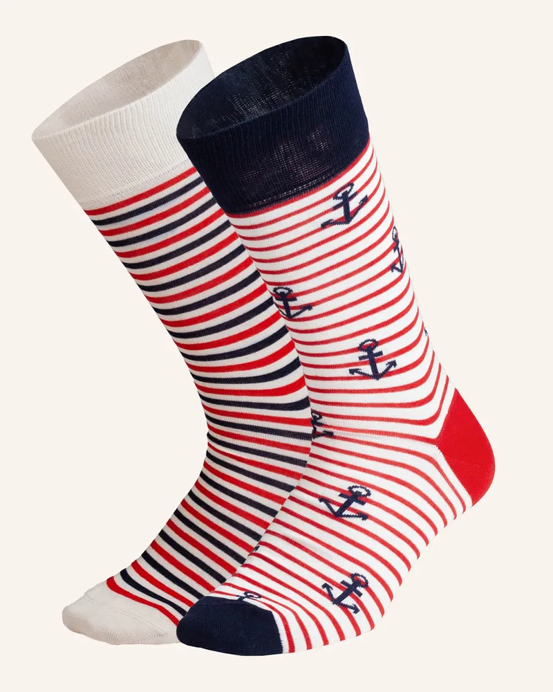 DillySocks Socken French Riviera rot Blau