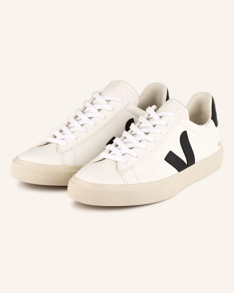 VEJA Sneaker CAMPO - WEISS/ SCHWARZ Weiss