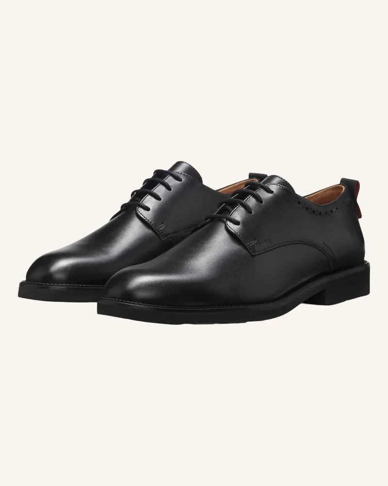 HUGO BOSS Business-Schnürschuh Ginsby_Derb_Plltbr schwarz Schwarz