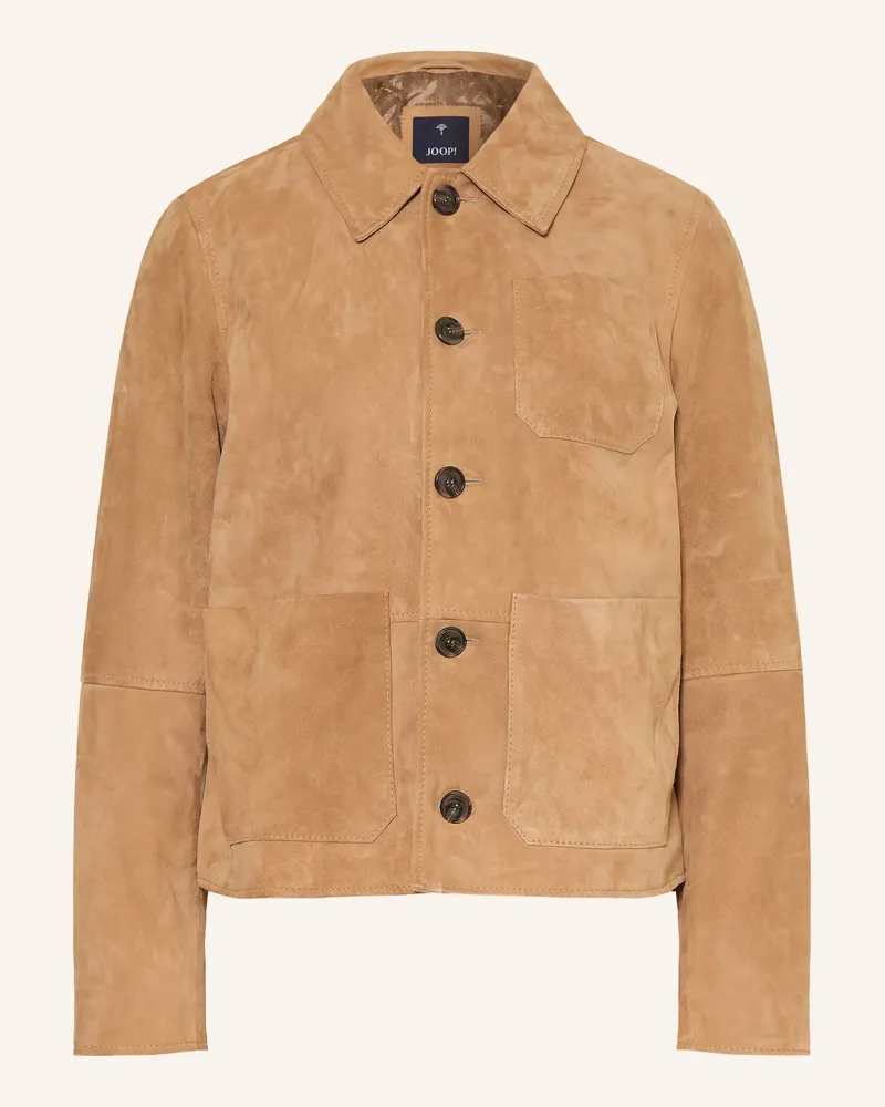 JOOP! Lederjacke Luana braun Camel