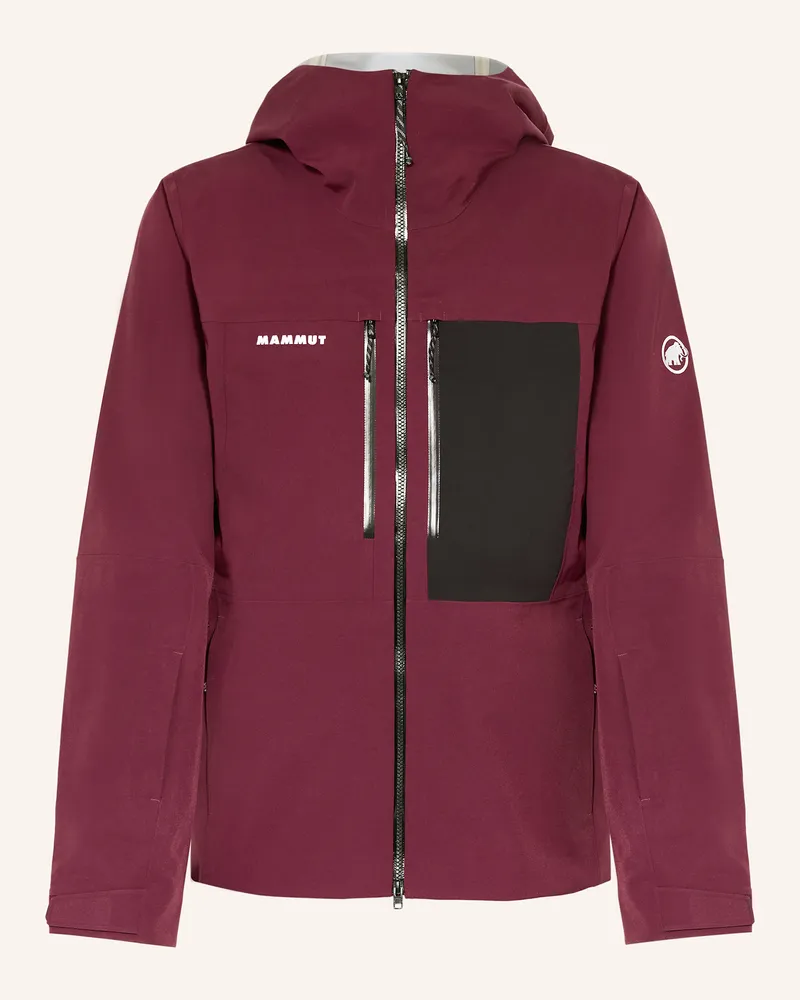 Mammut Hardshell-Skijacke STONEY Dunkelrot
