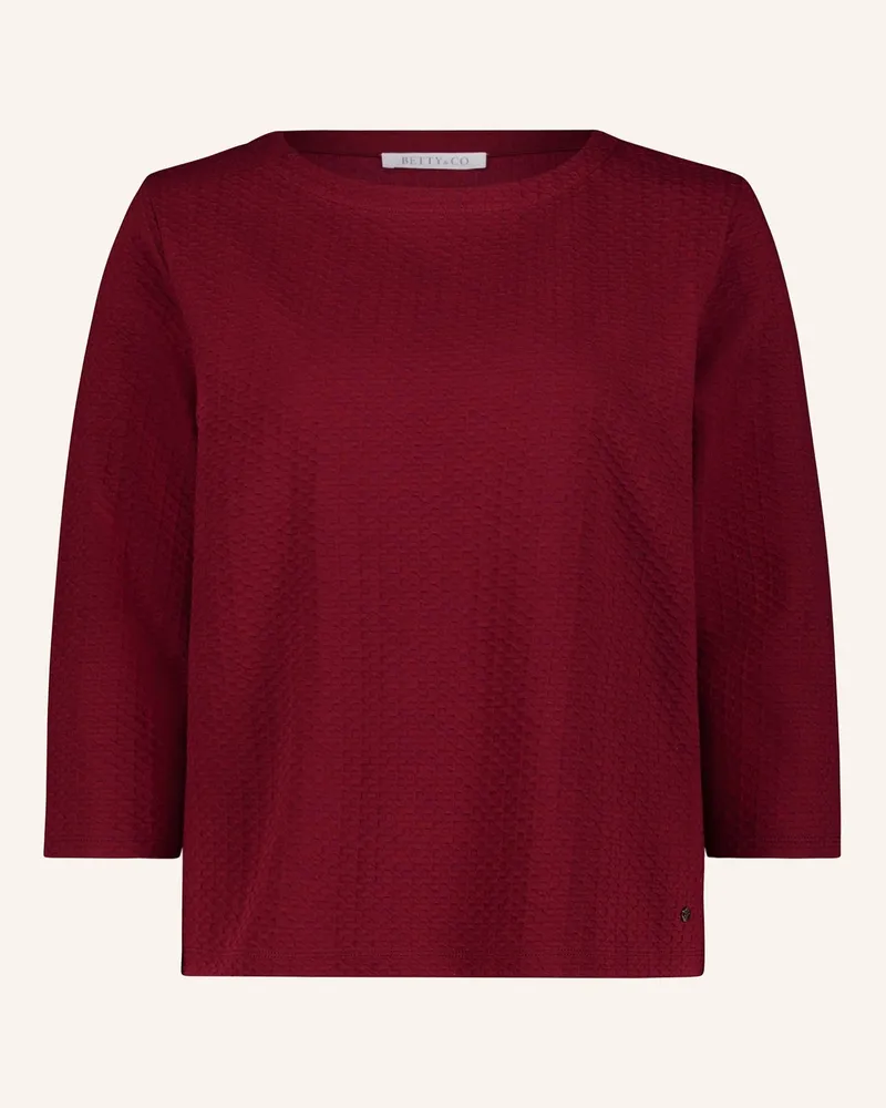 Betty Barclay Casual-Shirt Mit Struktur rot Dunkelrot