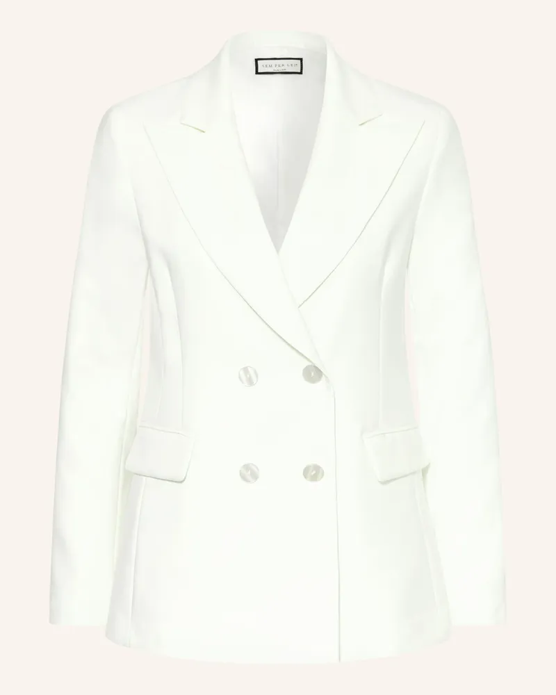 SEM PER LEI Blazer weiss Ecru