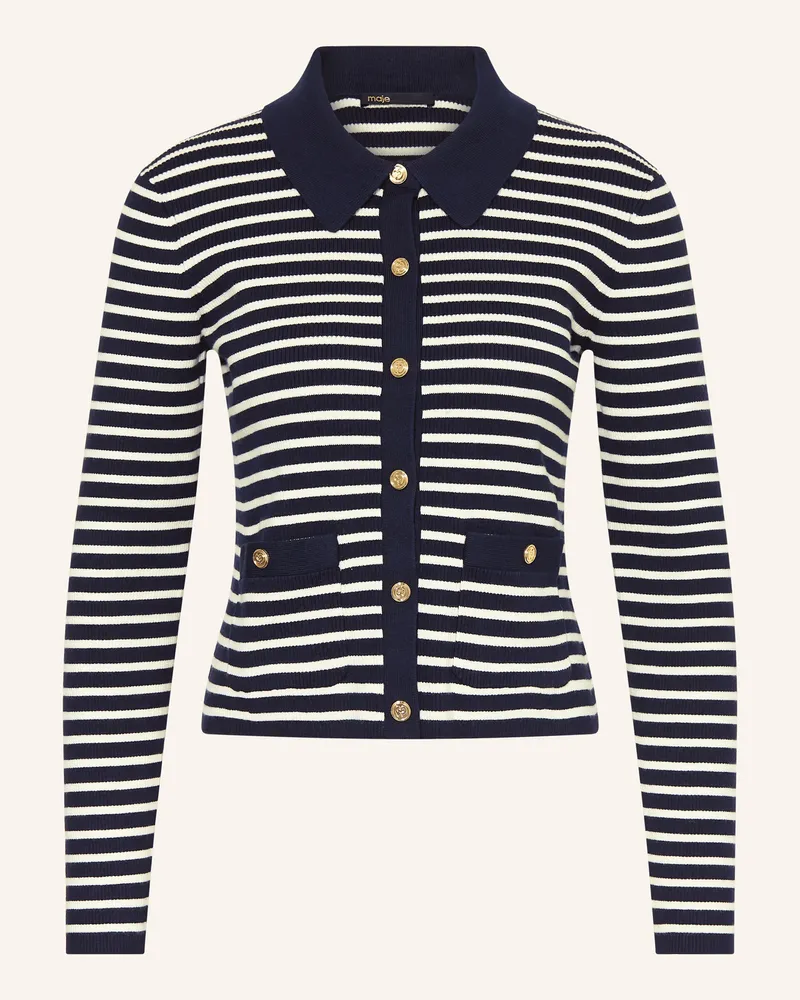 Maje Strickjacke blau Dunkelblau
