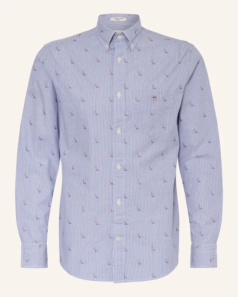 Gant Hemd Regular Fit Blau