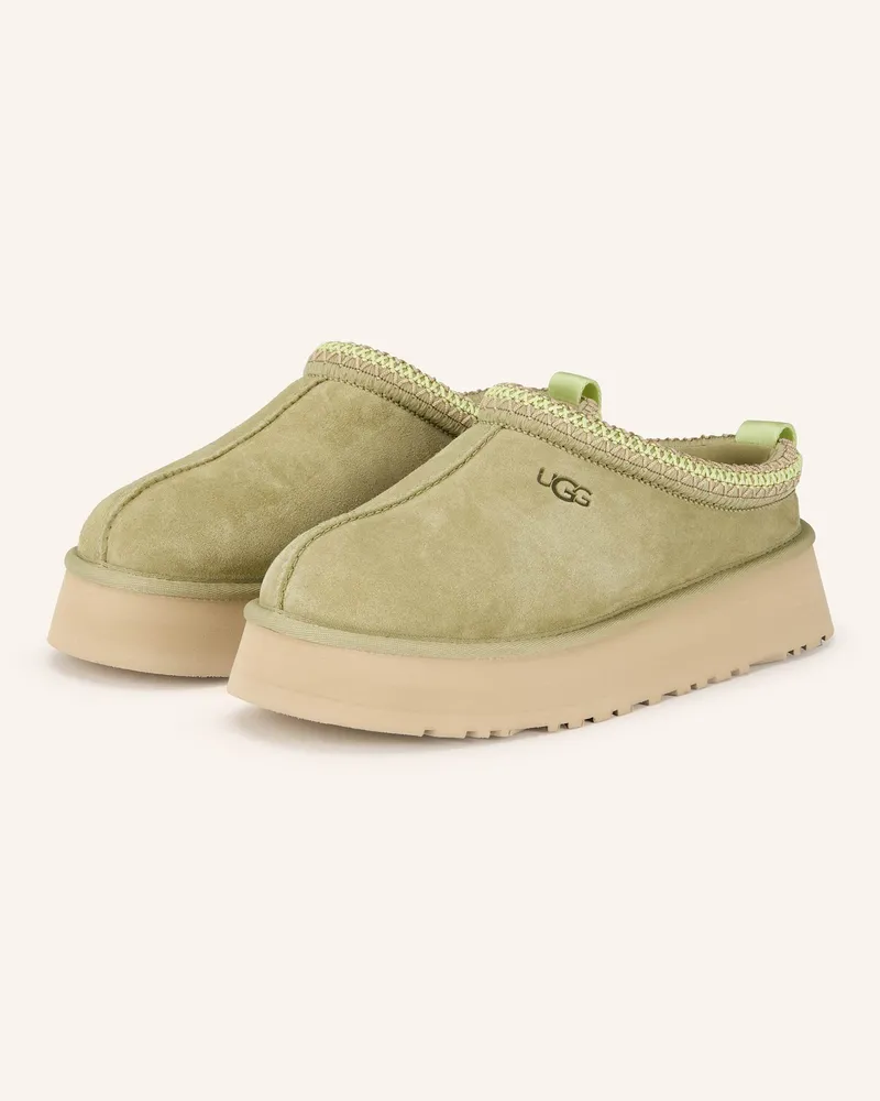 UGG Plateau-Pantoletten TAZZ Hellgrün