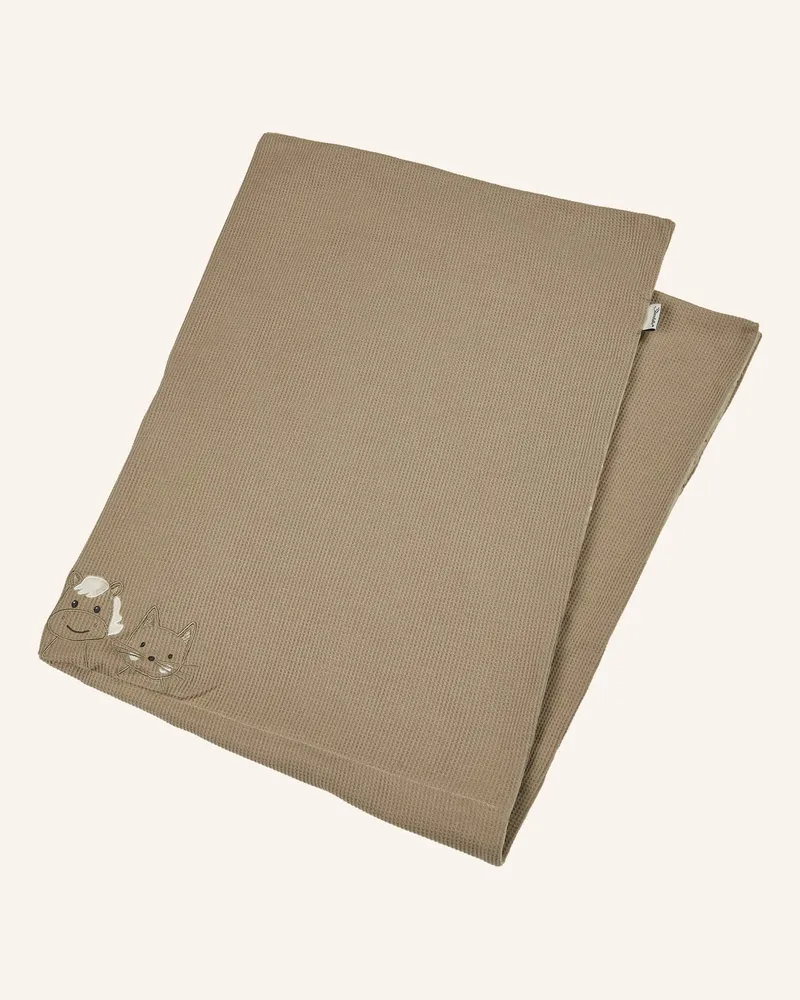 Sterntaler Babydecke BAUERNHOF Beige