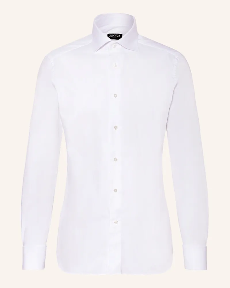 Ermenegildo Zegna Hemd TROFEO™ Extra Slim Fit Weiss