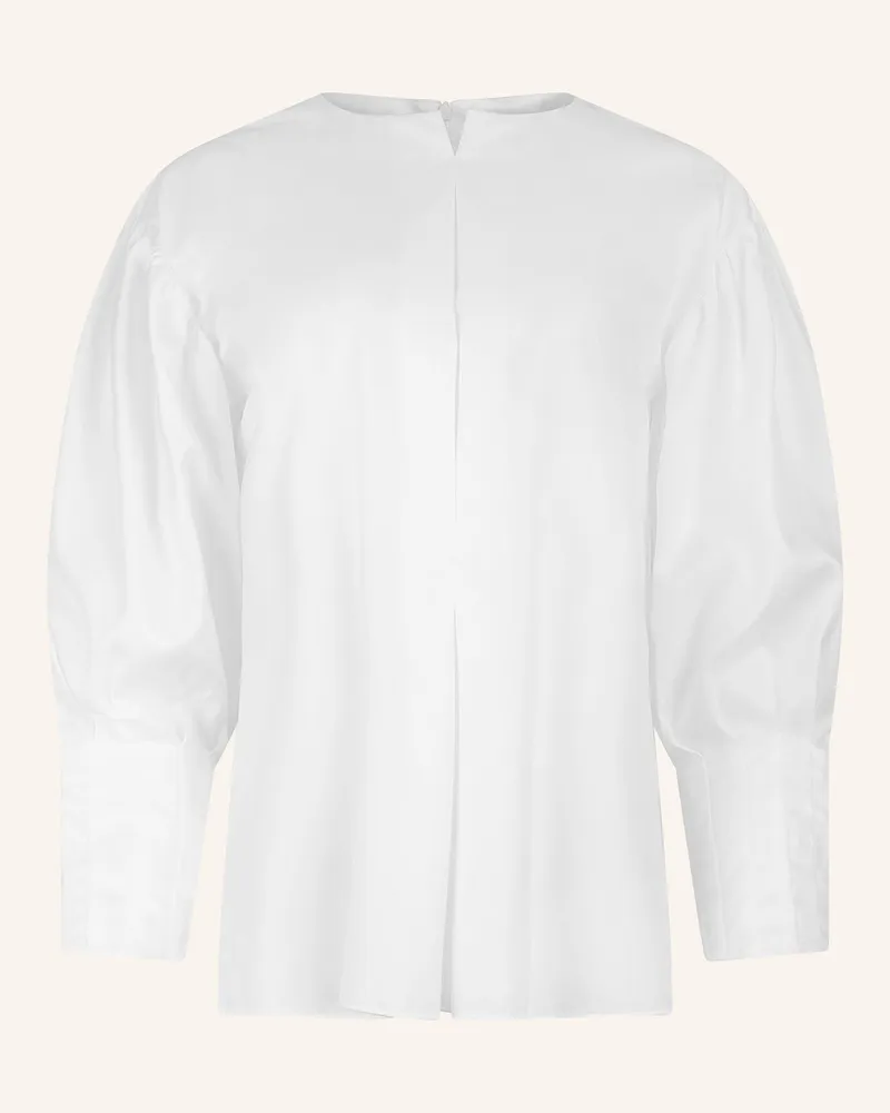 Helene Galwas Bluse Aus Baumwolle Edelfare weiss Weiss