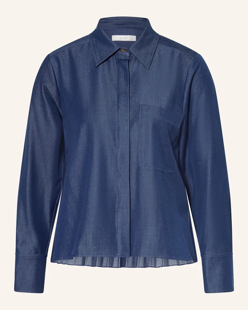 InWear Hemdbluse CHERRIEIW mit Plissees Dunkelblau