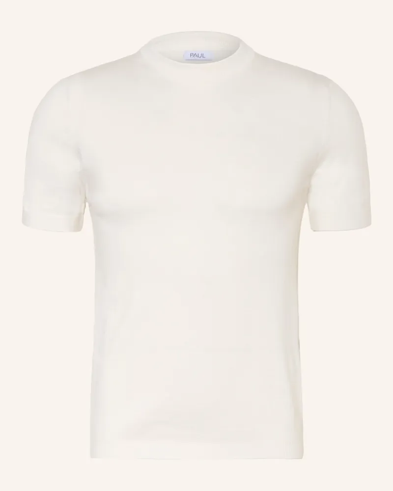 paul Stickshirt weiss Creme
