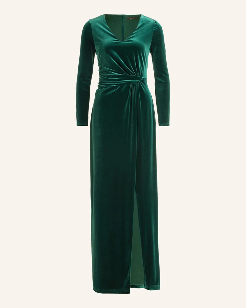Vera Mont Abendkleid Aus Samt gruen Grün