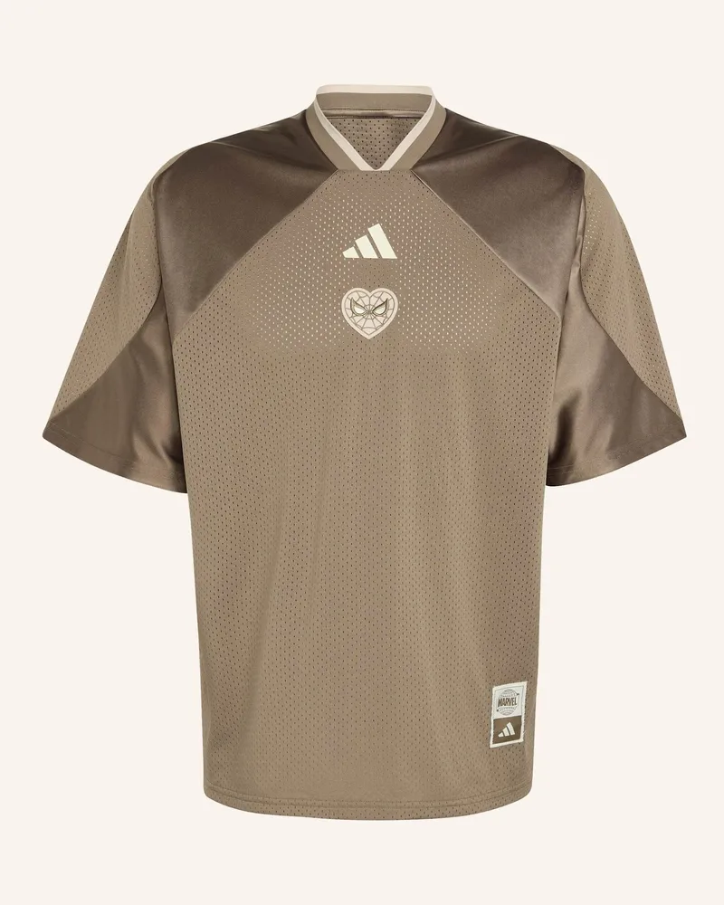 adidas Adidas Marvel Spider-Man Mesh Shirt beige Khaki