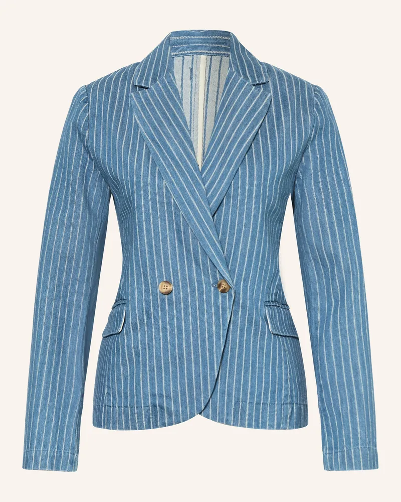 Mos Mosh Jeansblazer MMBELINE VIRTO Blau