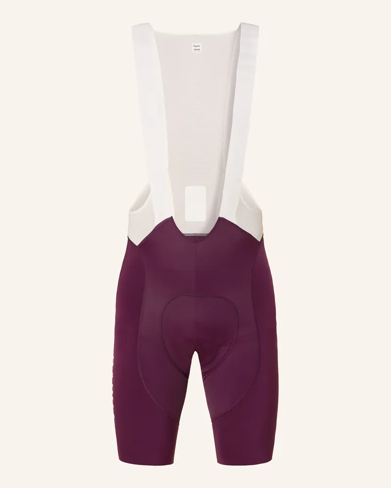 Rapha Radhose PRO TEAM BIB III mit Trägern und gepolstertem Einsatz Fuchsia