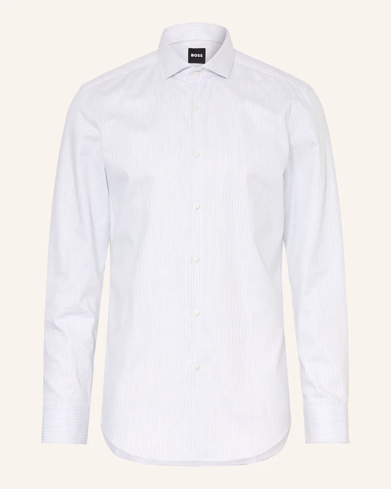 HUGO BOSS Hemd Hank Slim Fit weiss Weiss