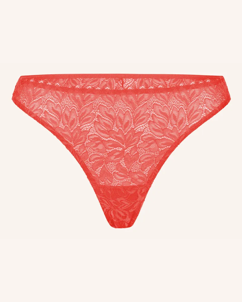 Ehrlich Textil 3er Pack Light Touch Enge Lange Boxershorts Aus Weichem Lyocell - Feuchtigkeitsregulierend, Dreamy Lace String Tanga Aus Nachhaltiger Spitze - Atmungsaktiv orange Orange