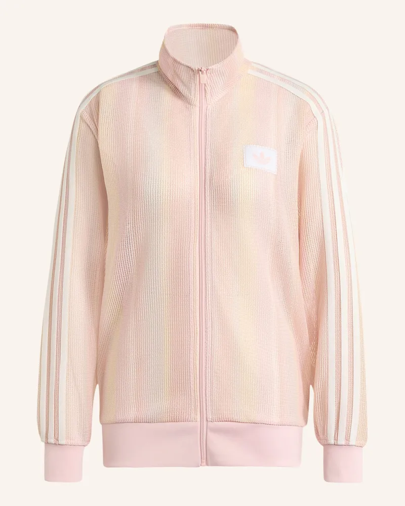 adidas Trainingsjacke Knitted Firebird rosa Hellrosa