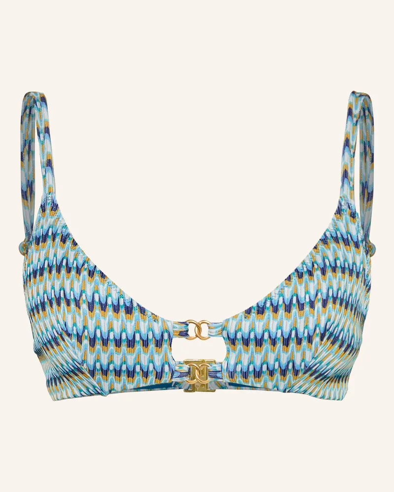 Banana Moon Bralette-Bikini-Top Neruo Nerea gruen Dunkelblau