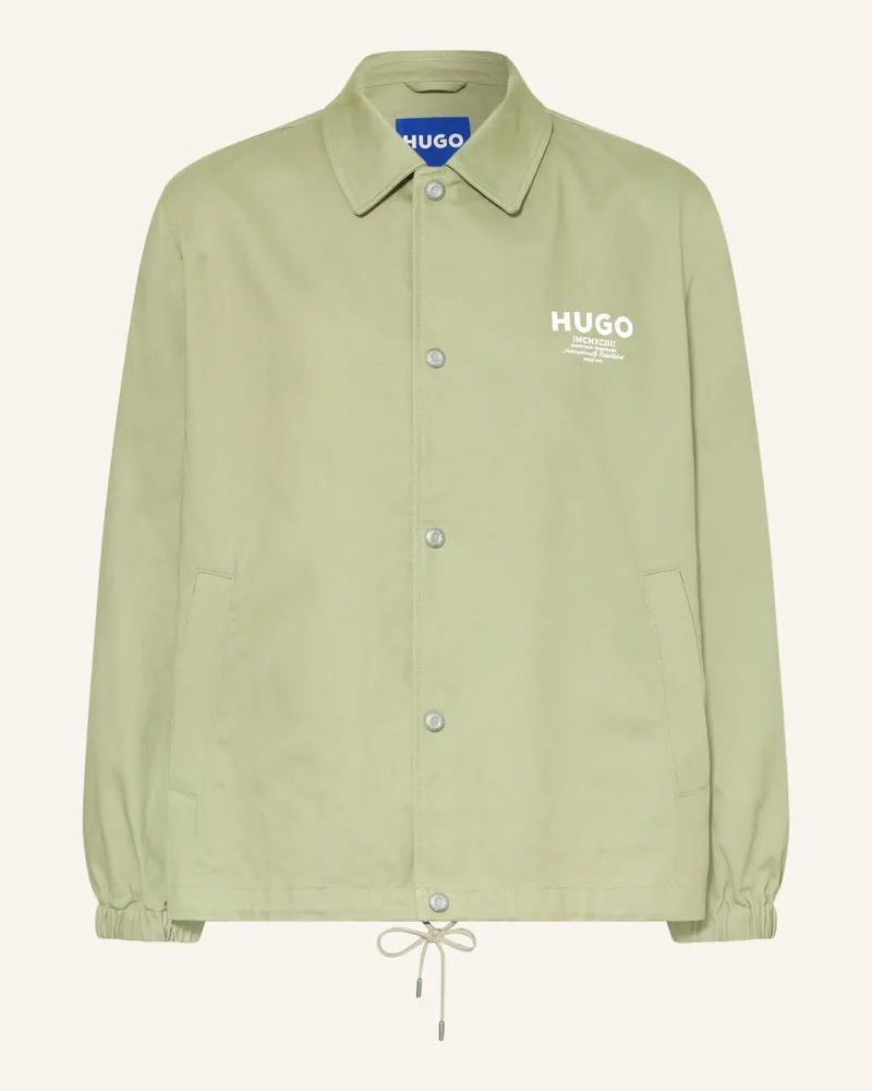 HUGO BOSS Overshirt Biyo gruen Hellgrün