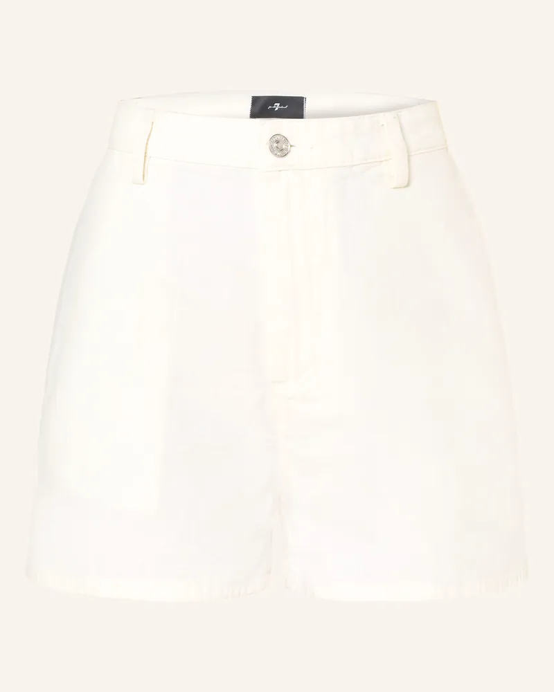 7 for all mankind Jeansshorts weiss Lni