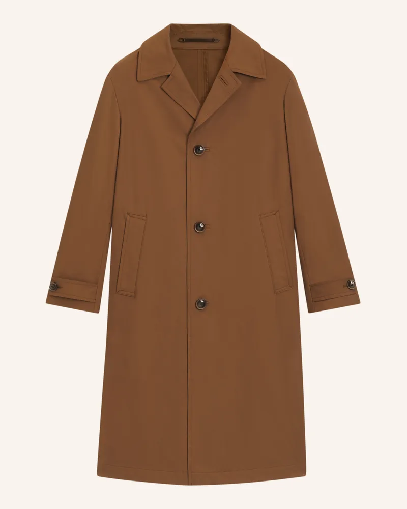 HUGO BOSS Klassischer Mantel L-CARY-253 Regular Fit Braun