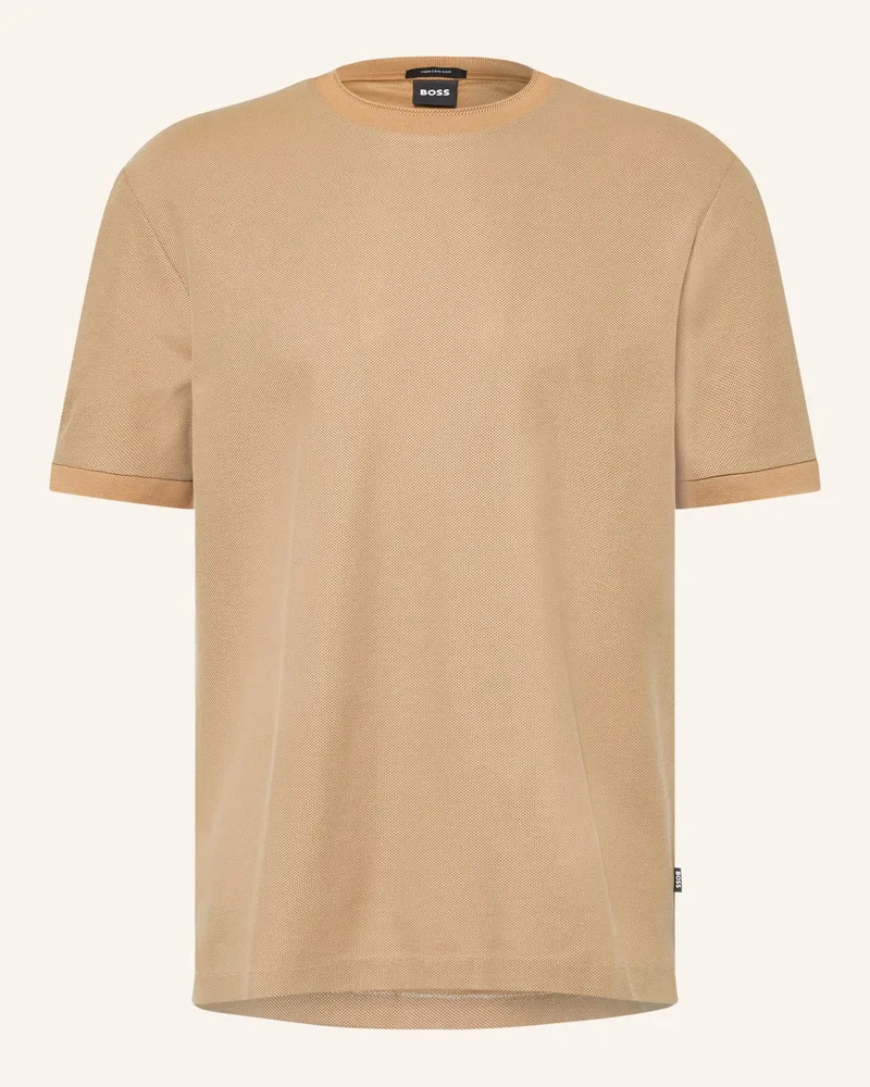 HUGO BOSS T-Shirt Taut Aus Piqué beige Beige