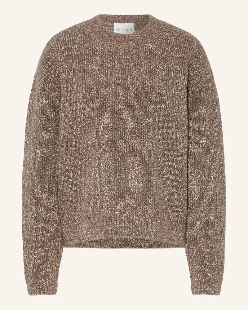 Closed Pullover braun Dunkelbraun