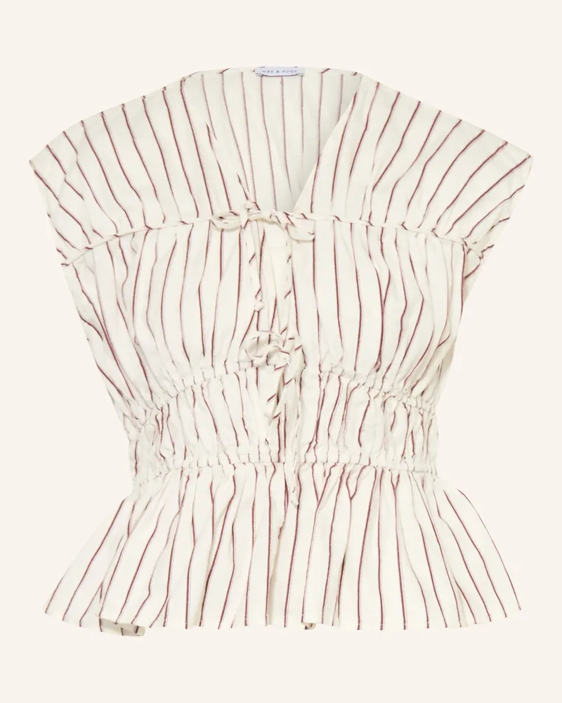 Mrs & HUGS Blusentop Weiss