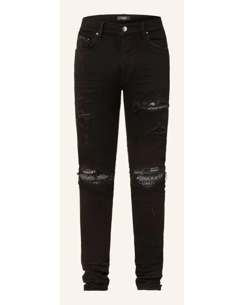 Amiri Destroyed Jeans Extra Slim Fit Schwarz