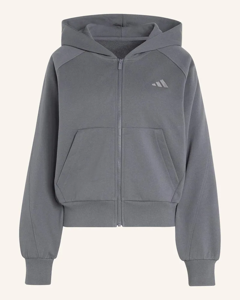 adidas Adidas Kit Kapuzenjacke, Kleines Logo grau Grau
