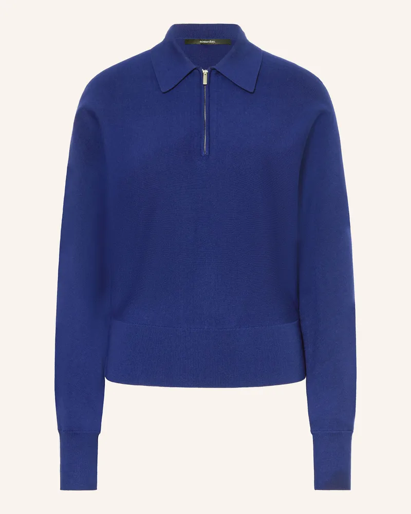 someday. Strick-Poloshirt TINEKI Dunkelblau