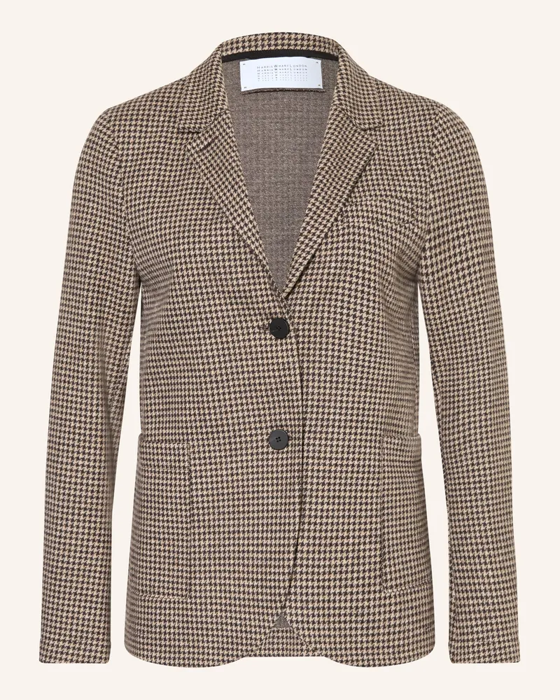 Harris Wharf London Blazer beige Dunkelbraun