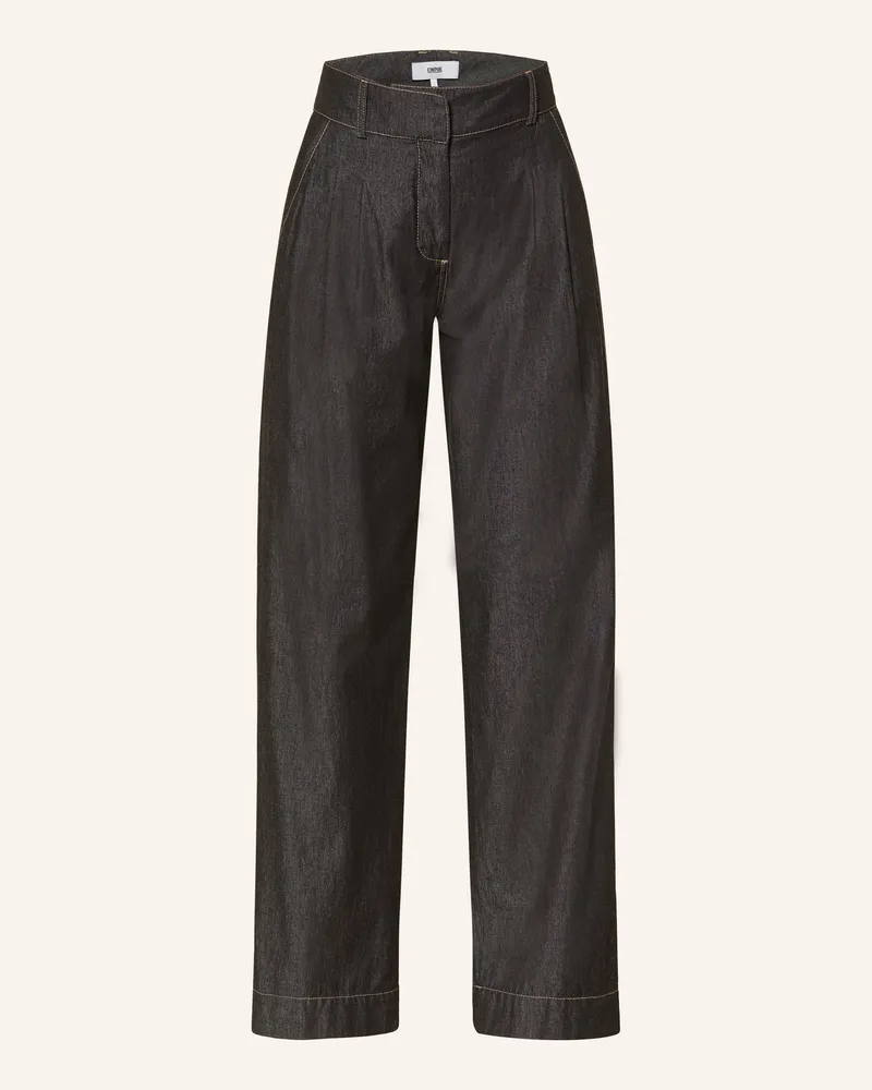 cinque Marlenehose Cisalto In Jeansoptik blau Dunkelgrau