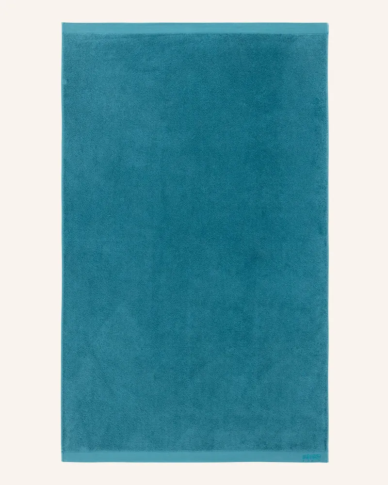 Kenzo Badetuch Kziconic blau Petrol