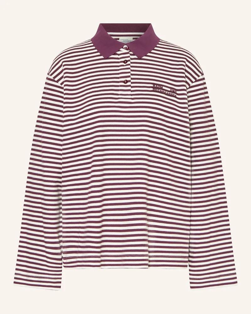 Baum und Pferdgarten Piqué-Poloshirt JEANNE Loose Fit Dunkellila