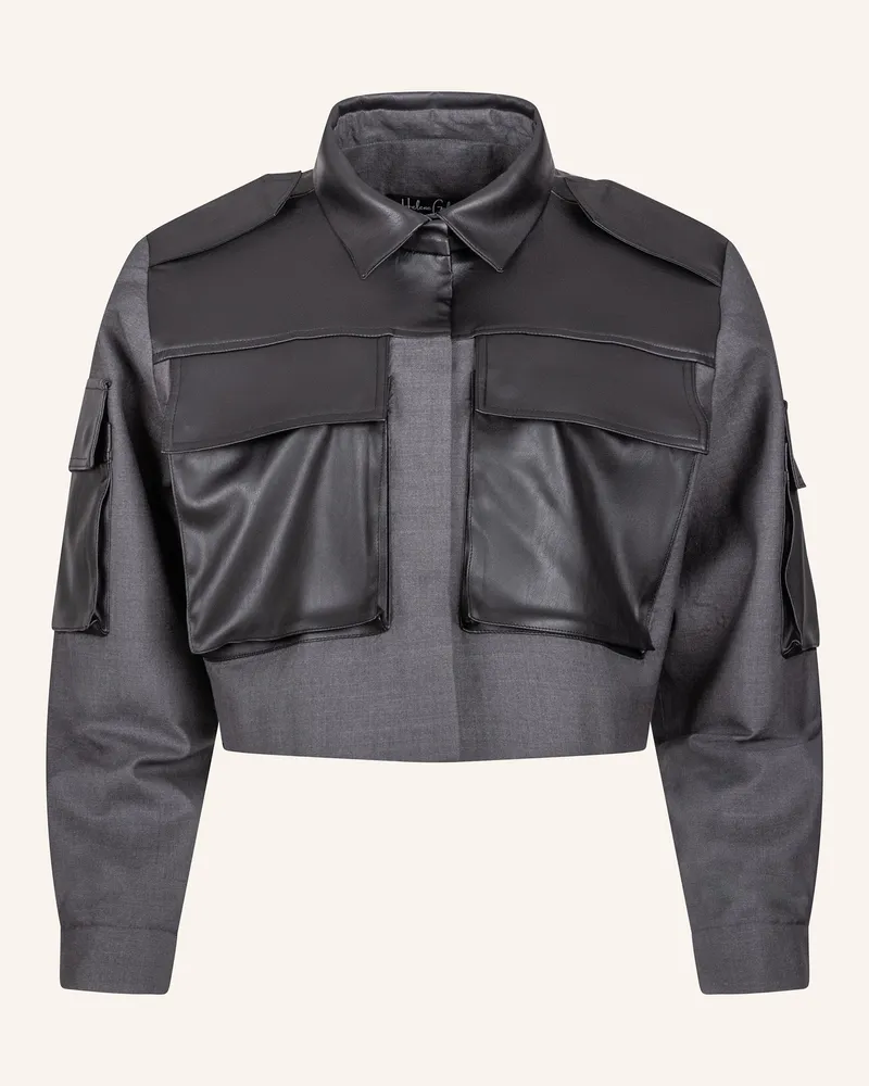Helene Galwas Kurzjacke Mit Geradem Schnitt Jorinde grau Grau