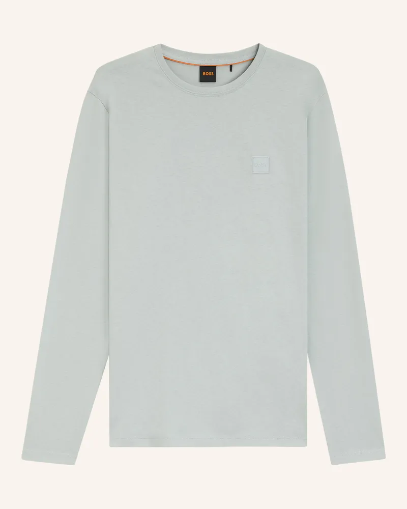 HUGO BOSS Longsleeve TACKS Silber